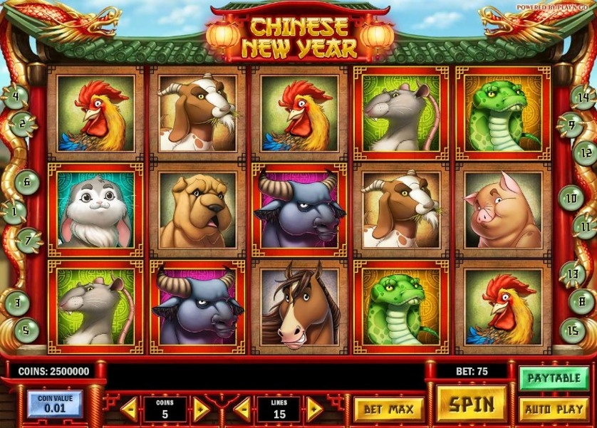 Slot Chinese New Year, Ano Novo Chinês, celebrações, fortuna, jogos de cassino online.